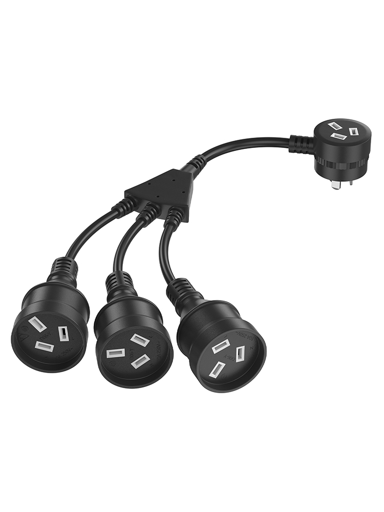 Outdoor Power Outlet Extension - Australian standard Extension Cord One split