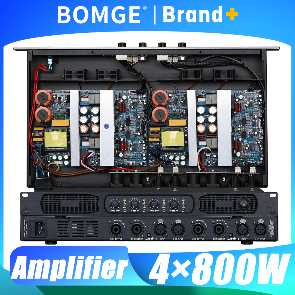 Outdoor Power Amplifier - BOMGE Digital Power Amplifier 800W 8