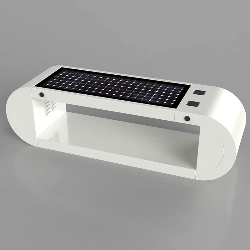 Outdoor Power Port - Bench Solar Wireless Powered Charging Port