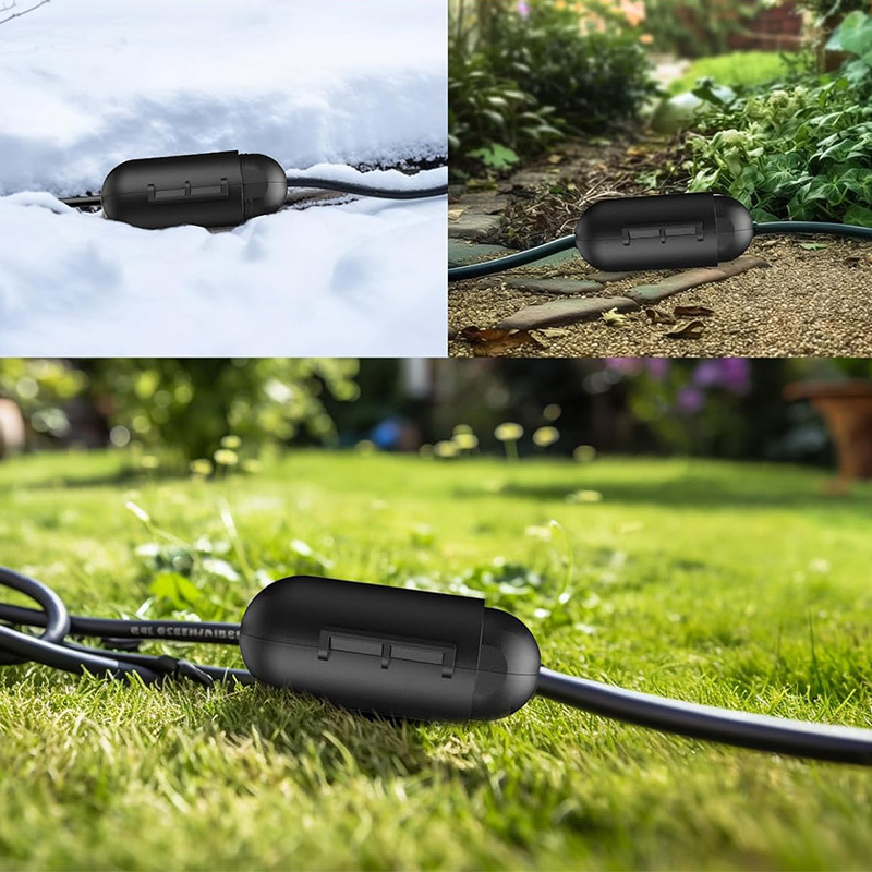 Outdoor Power Outlet Extension - Outdoor Extension Cable Safety Cover, Waterproof