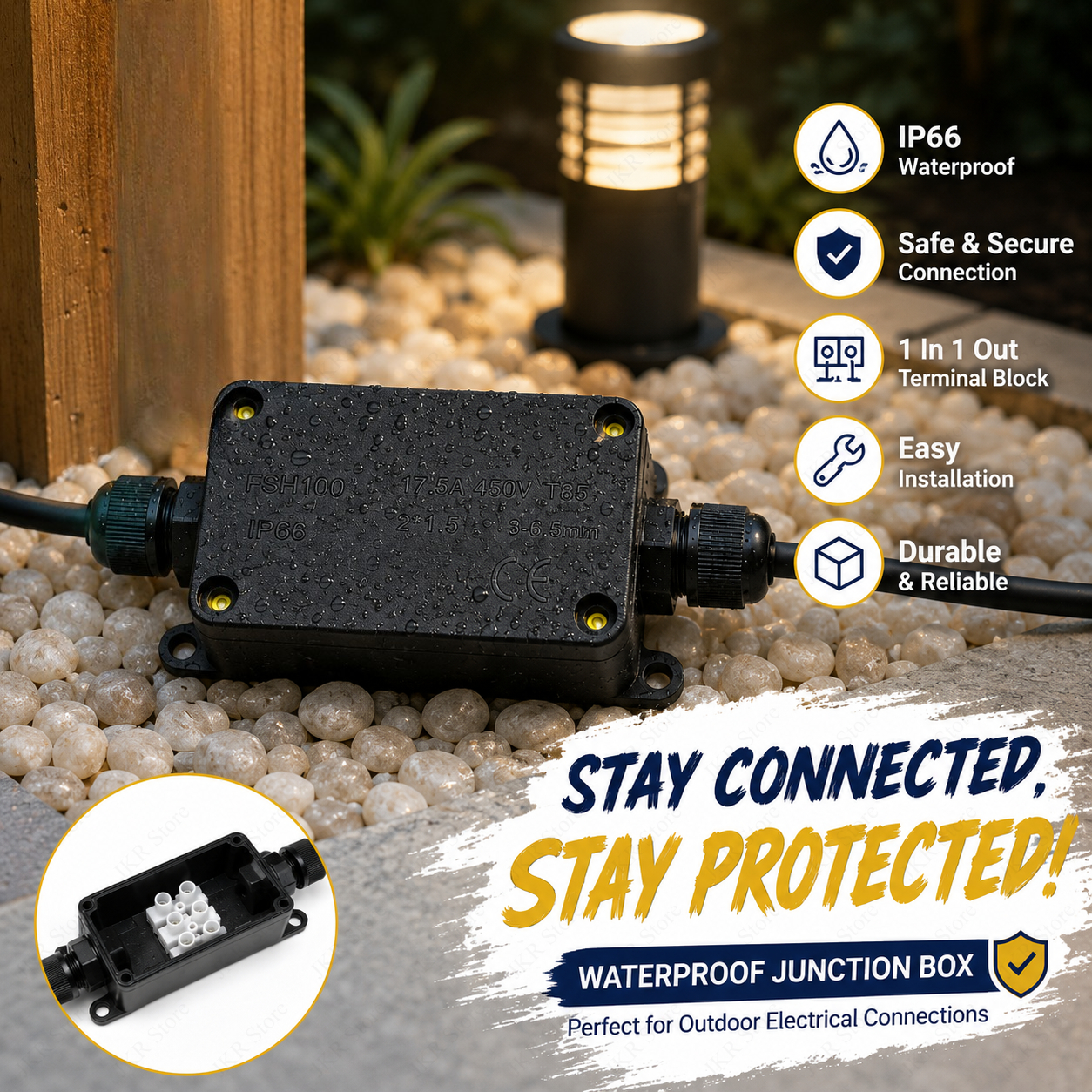 Outdoor IP66 Sealed Junction B - Outdoor Power Cable Junction Box 리뷰 및 가격