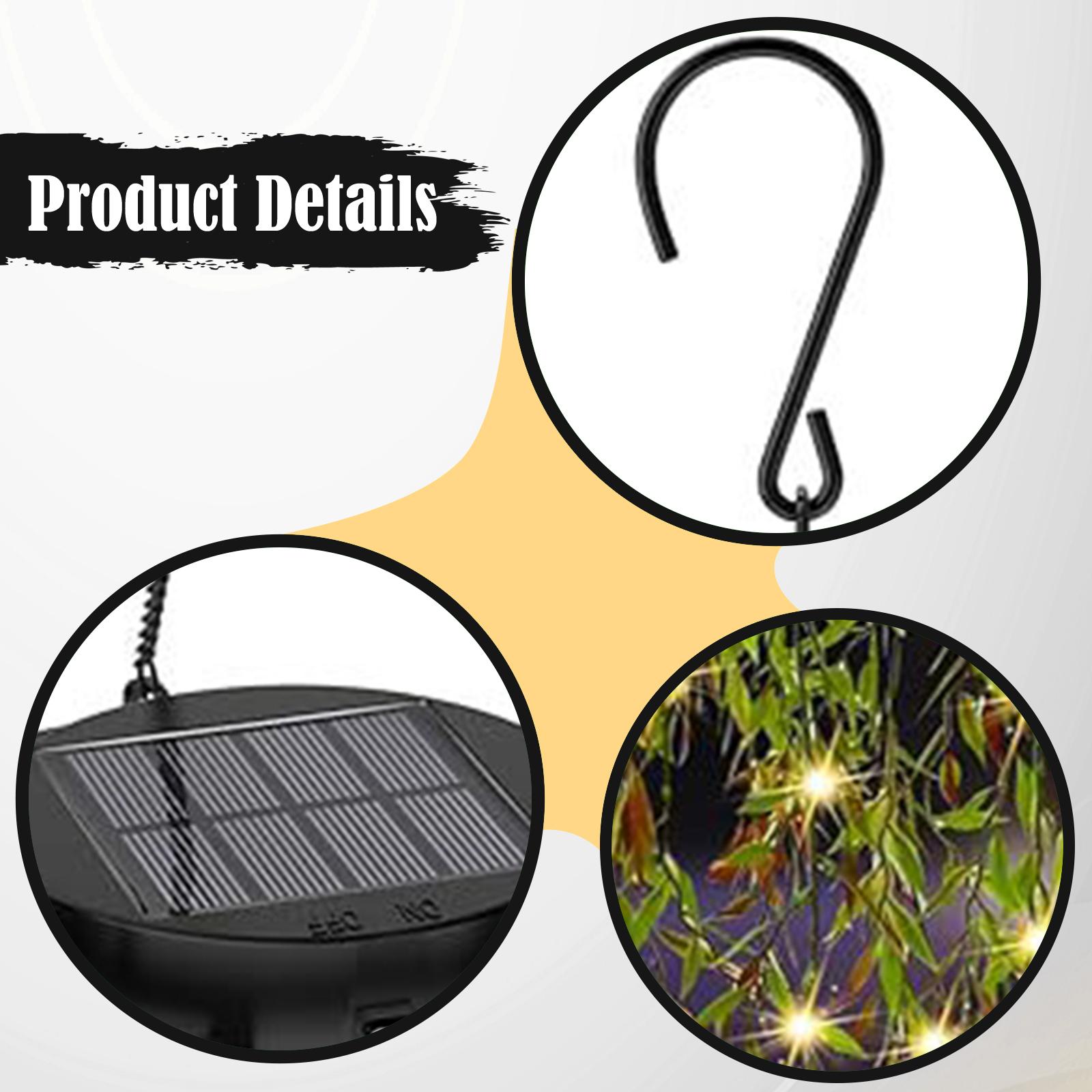 Solar Powered Hanging Light Ar - Outdoor Power And Plant 리뷰 및 가격