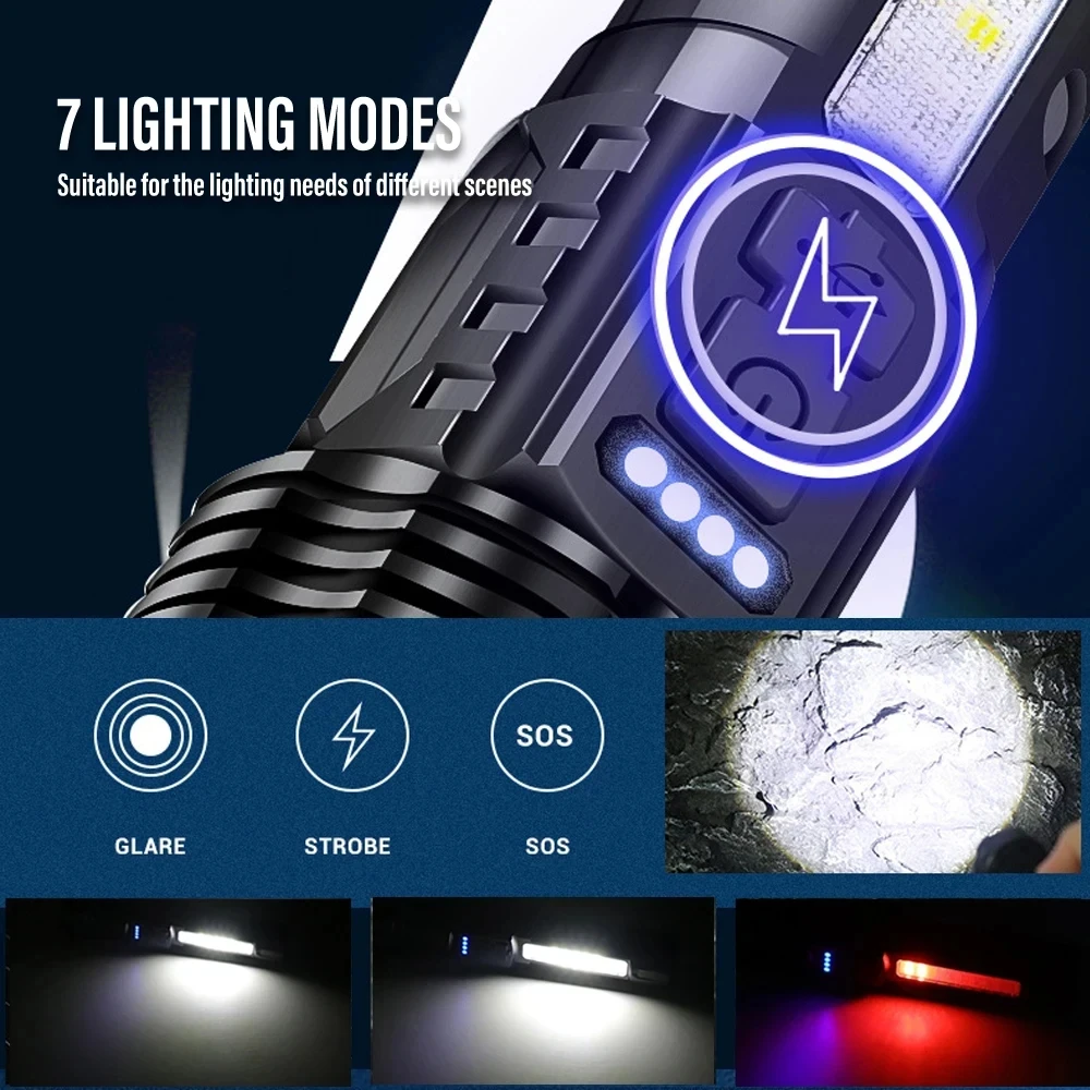 Powerful LED Flashlight Rechar - Outdoor Power For Lights 리뷰 및 가격
