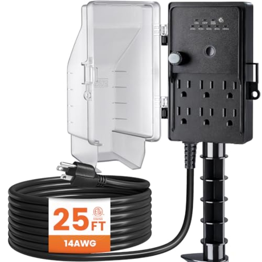 Outdoor Power Stake Dusk to Da - Outdoor Power Outlet Extension 리뷰 및 가격