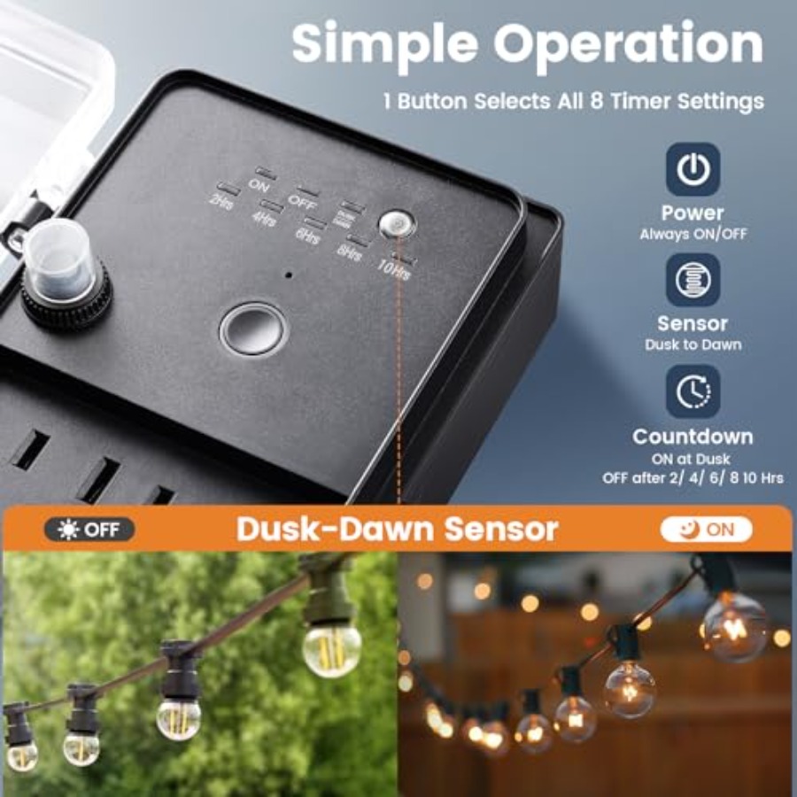Outdoor Power Stake Dusk to Da - Outdoor Power Outlet Extension 리뷰 및 가격
