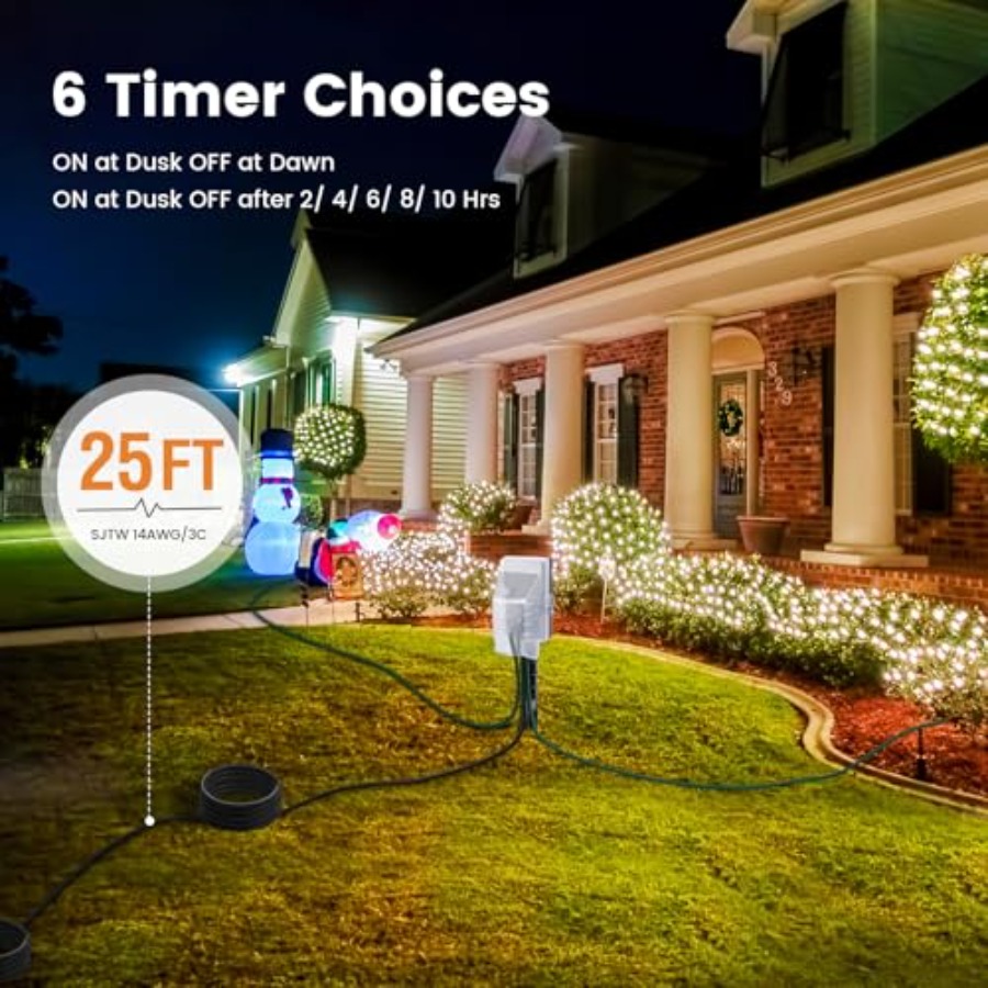 Outdoor Power Stake Dusk to Da - Outdoor Power Outlet Extension 리뷰 및 가격