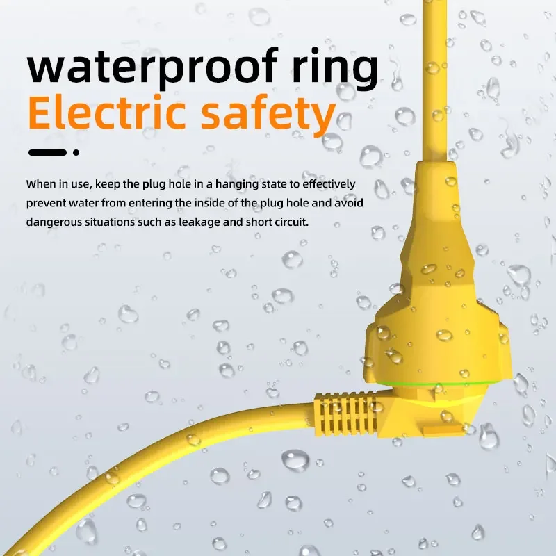 16A EU Schuko Power Strip 4KW  - Outdoor Power Outlet Extension 리뷰 및 가격