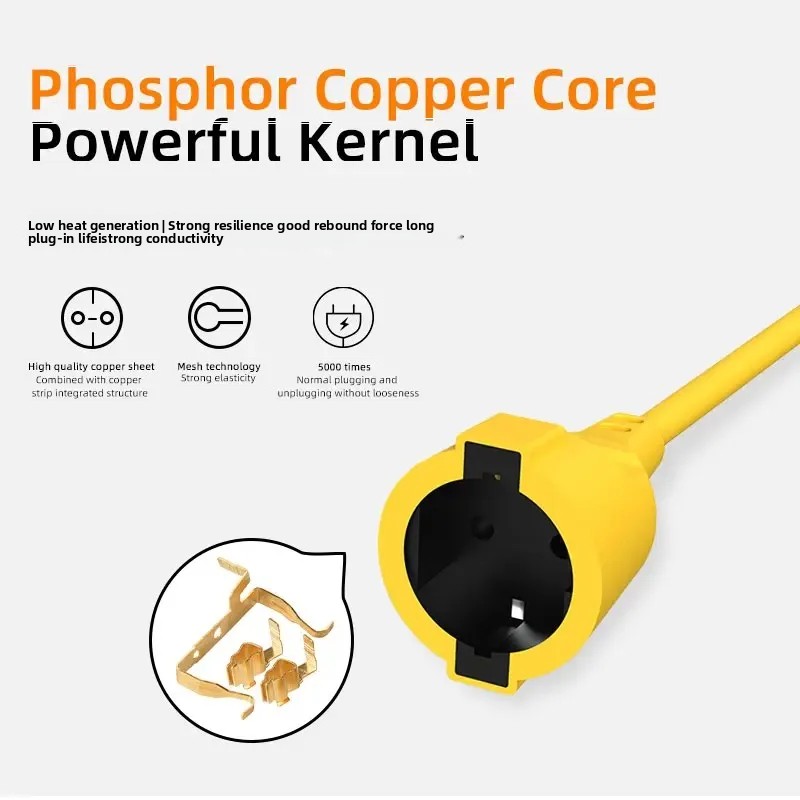16A EU Schuko Power Strip 4KW  - Outdoor Power Outlet Extension 리뷰 및 가격