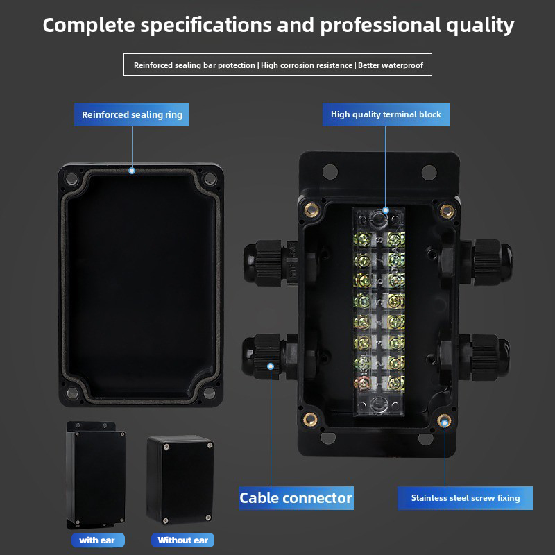 Waterproof Junction Box With T - Outdoor Power Cable Junction Box 리뷰 및 가격