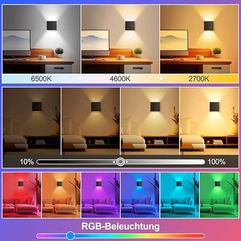 12W LED Outdoor Wall Light RGB - Outdoor Power Point Zigbee 리뷰 및 가격