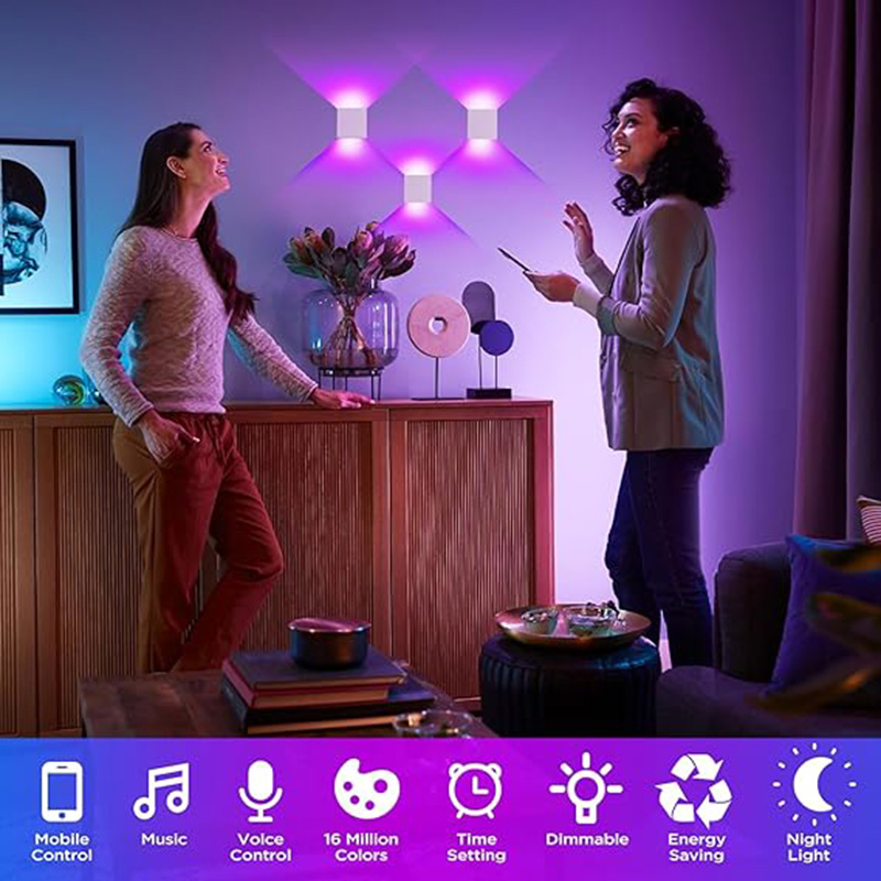 12W LED Outdoor Wall Light RGB - Outdoor Power Point Zigbee 리뷰 및 가격