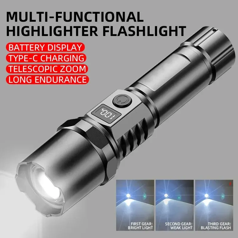 Powerful Led Handheld Flashlig - Outdoor Power For Lights 리뷰 및 가격