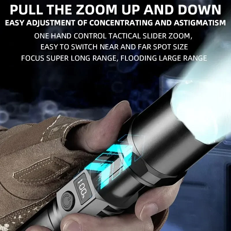 Powerful Led Handheld Flashlig - Outdoor Power For Lights 리뷰 및 가격