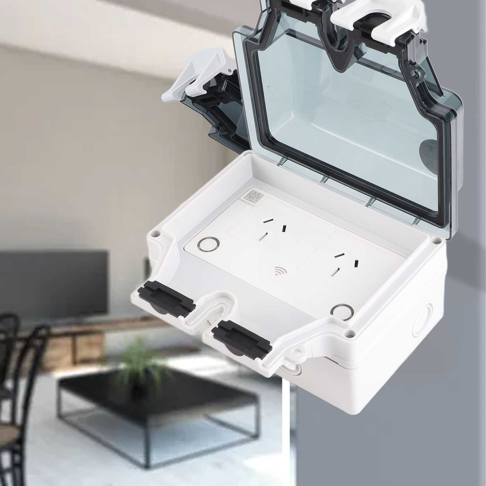 Waterproof Socket WiFi Socket  - Outdoor Power Port 리뷰 및 가격