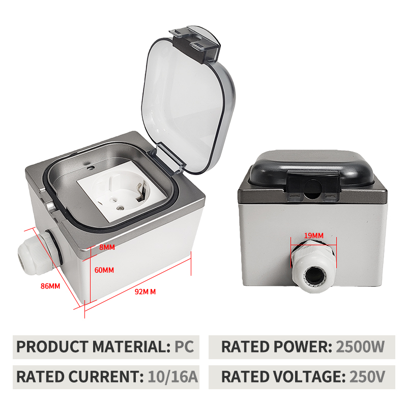 IP65 Waterproof Surface-Mount  - Outdoor Power Port 리뷰 및 가격