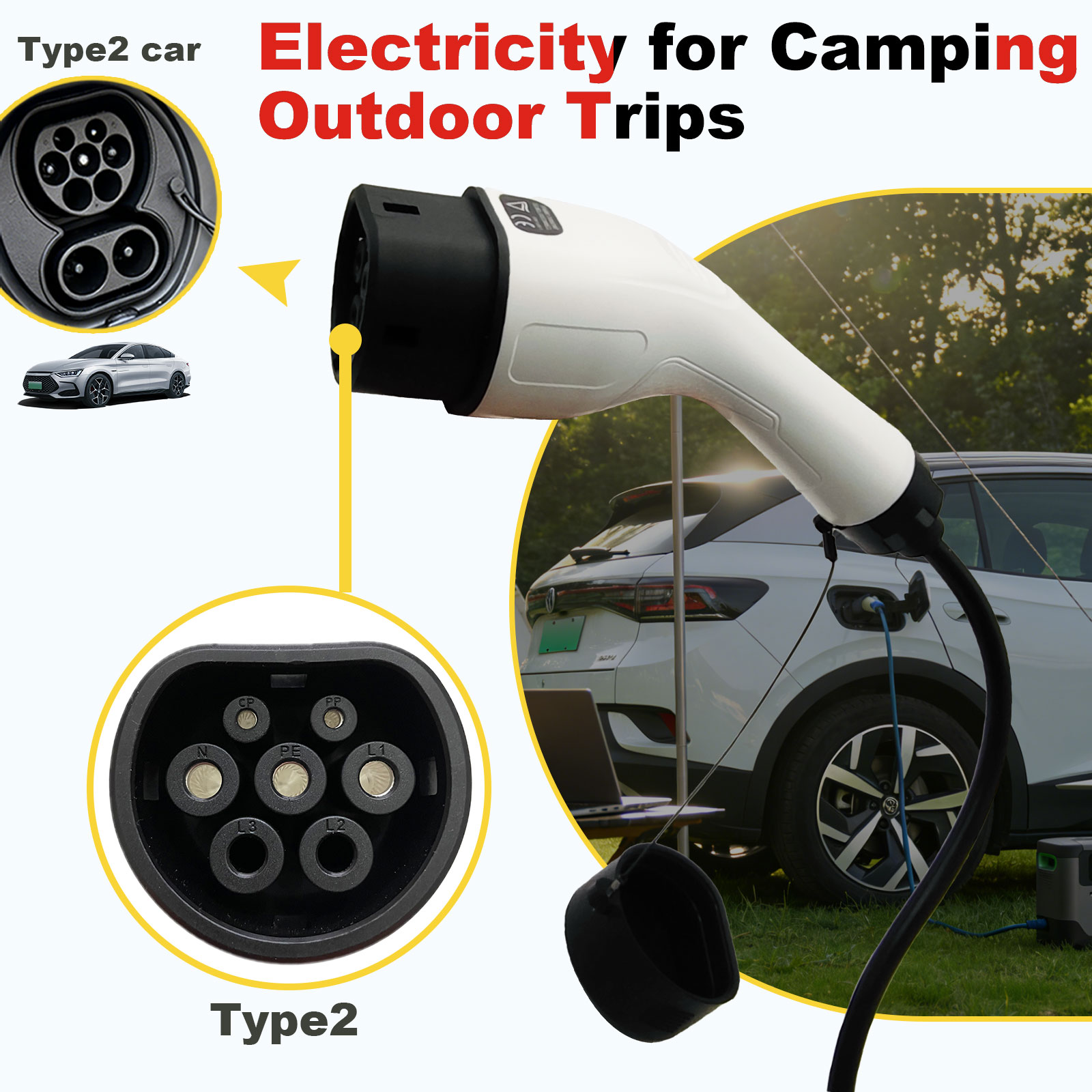 Type2 V2L Discharge Adapter 16 - Outdoor Power Outlet Extension 리뷰 및 가격