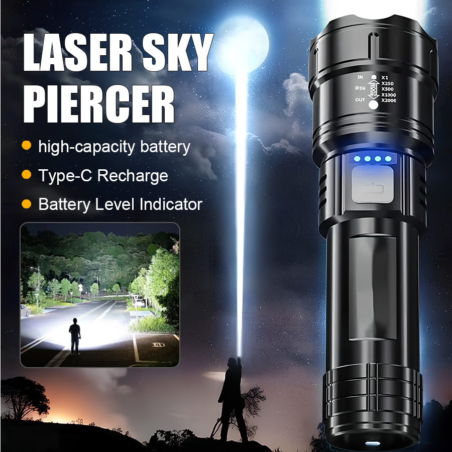 High Power P50 LED Flashlight  - Outdoor Power For Lights 리뷰 및 가격