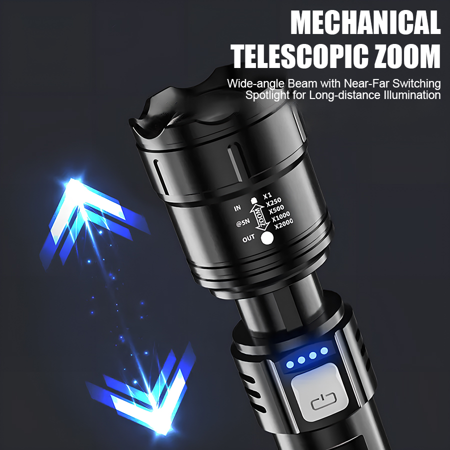 High Power P50 LED Flashlight  - Outdoor Power For Lights 리뷰 및 가격