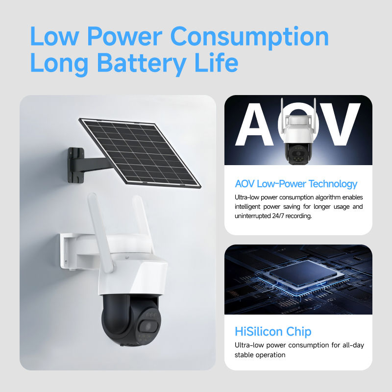 4G LTE Solar Security Camera 5 - Outdoor Power Port 리뷰 및 가격