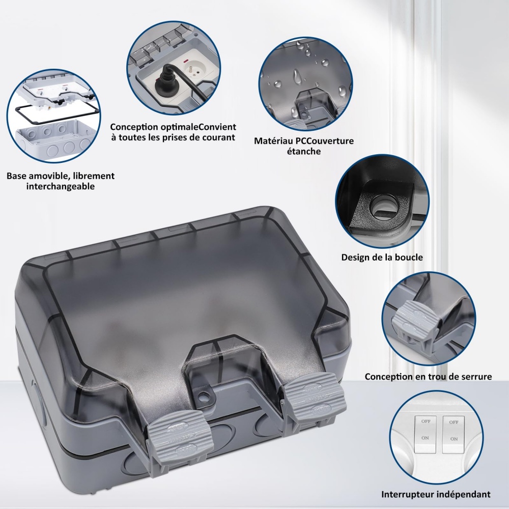 EIOMR France IP66 Weatherproof - Outdoor Power Outlet Extension 리뷰 및 가격