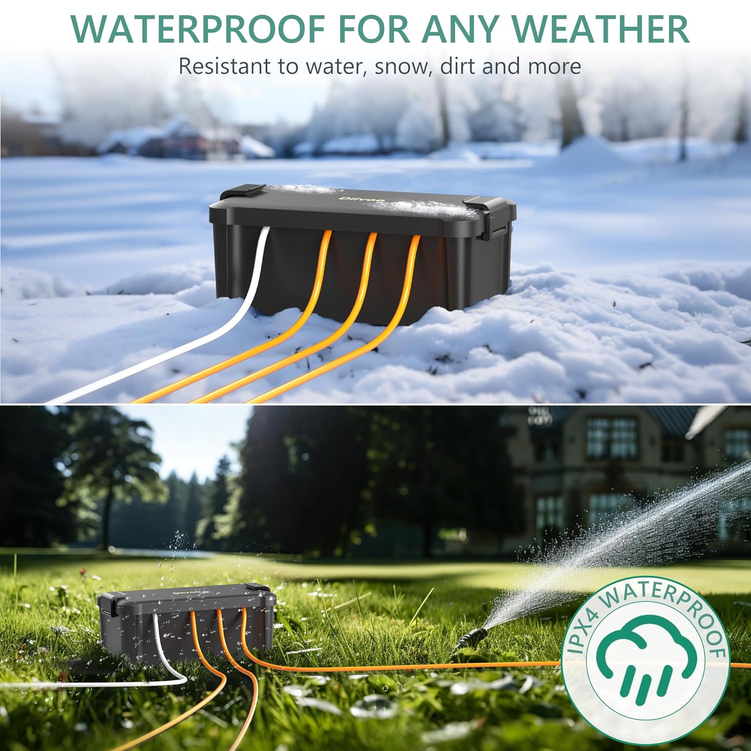 Diivoo Outdoor Waterproof Elec - Outdoor Power Outlet Extension 리뷰 및 가격