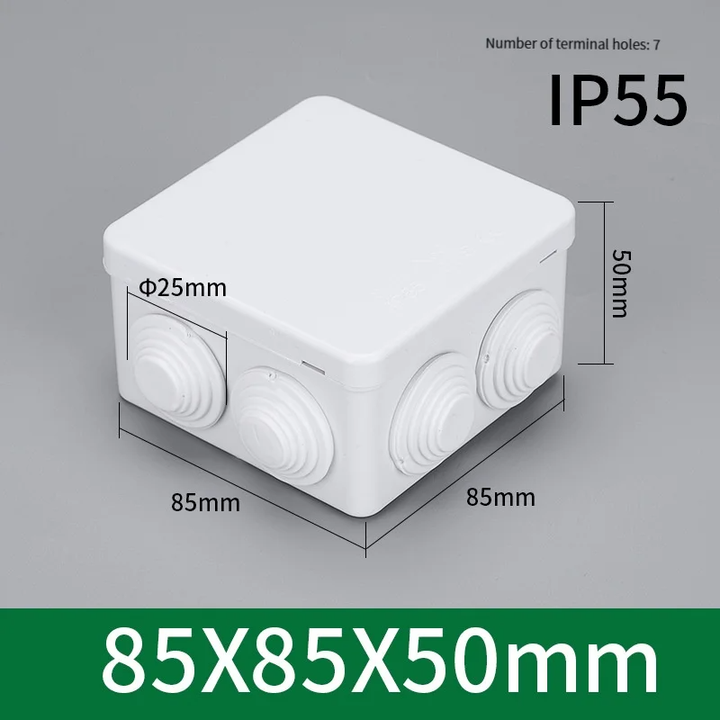 85 * 85 * 50 Outdoor Ip55 Plas - Outdoor Power Cable Junction Box 리뷰 및 가격
