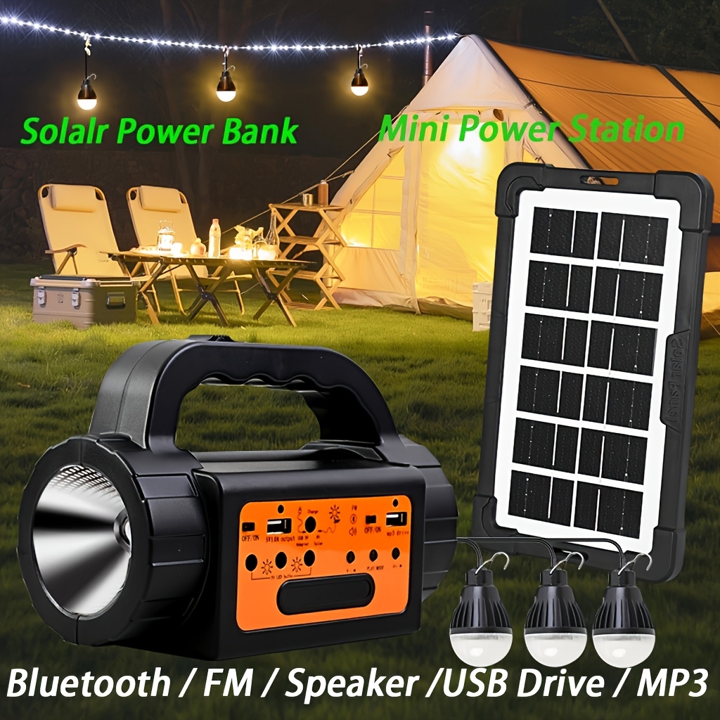 Solar Rechargeable Camping Lig - Outdoor Power For Lights 리뷰 및 가격
