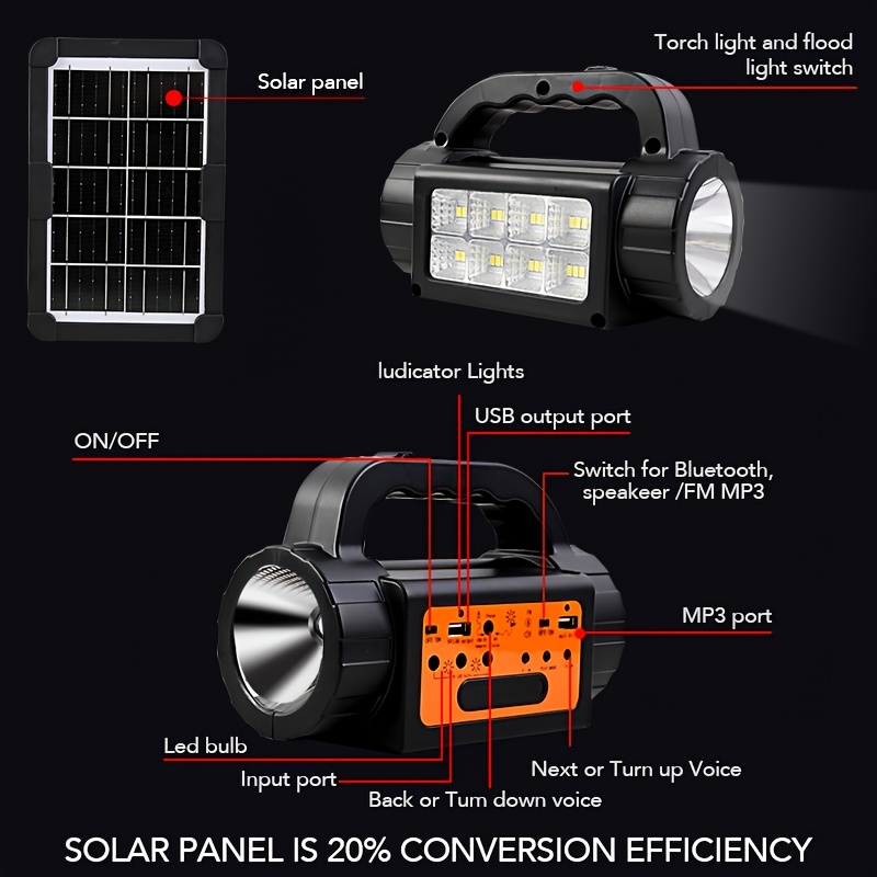 Solar Rechargeable Camping Lig - Outdoor Power For Lights 리뷰 및 가격