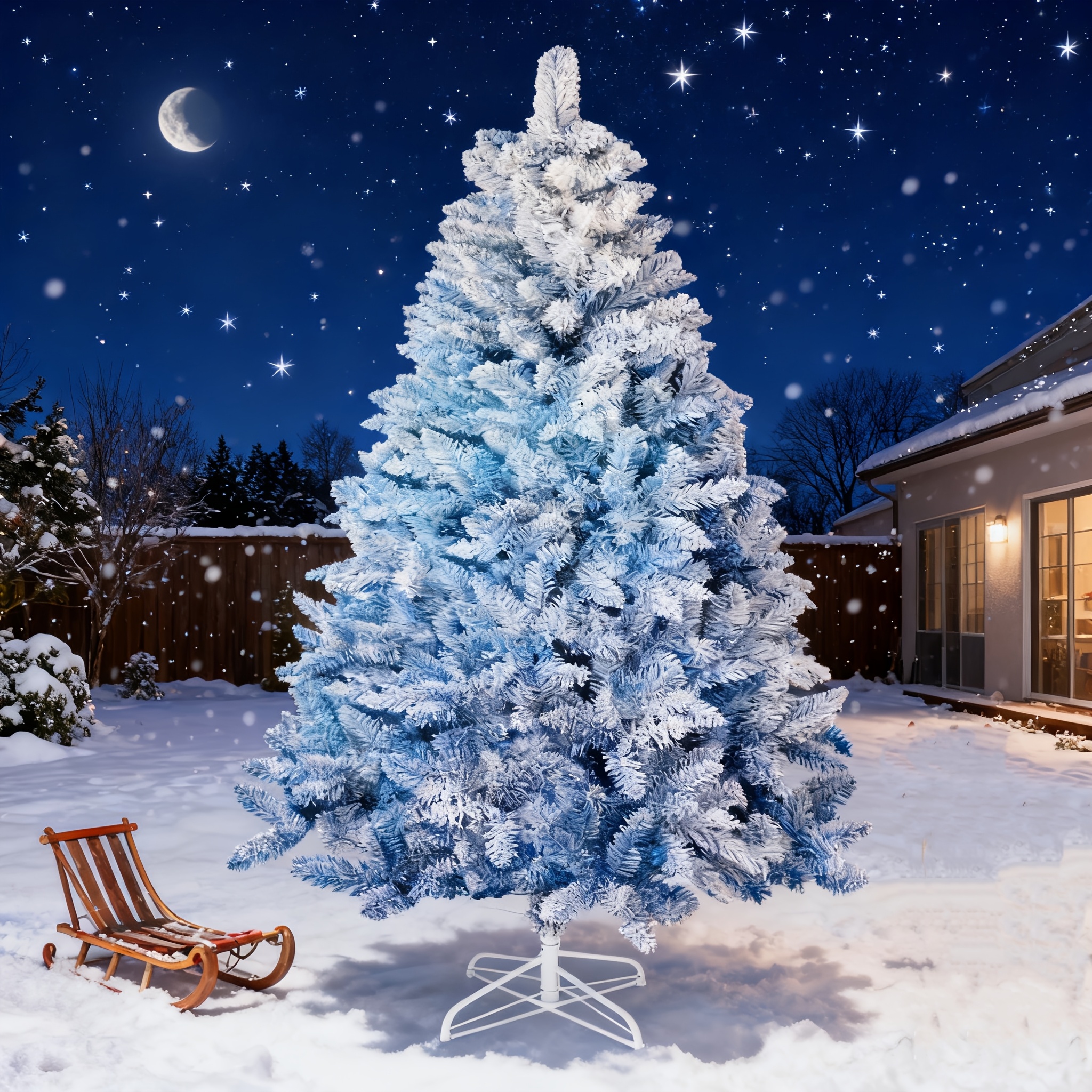 6-Foot Artificial Fluffy Chris - Outdoor Power And Plant 리뷰 및 가격