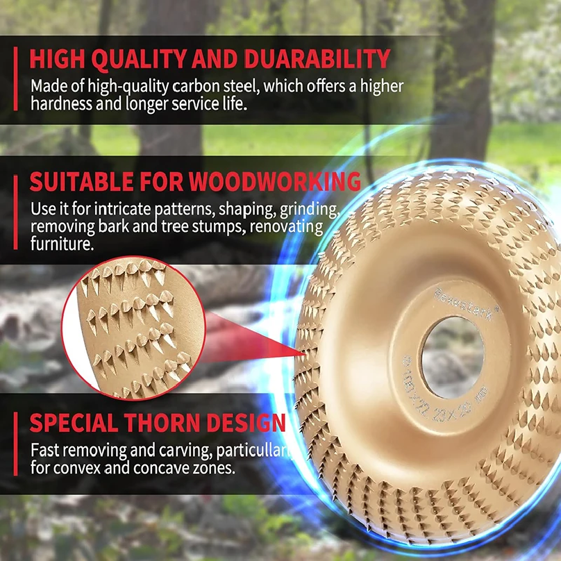 XMSJ 3PCS Wood Carving Disc fo - Stump Grinder Attachment 리뷰 및 가격