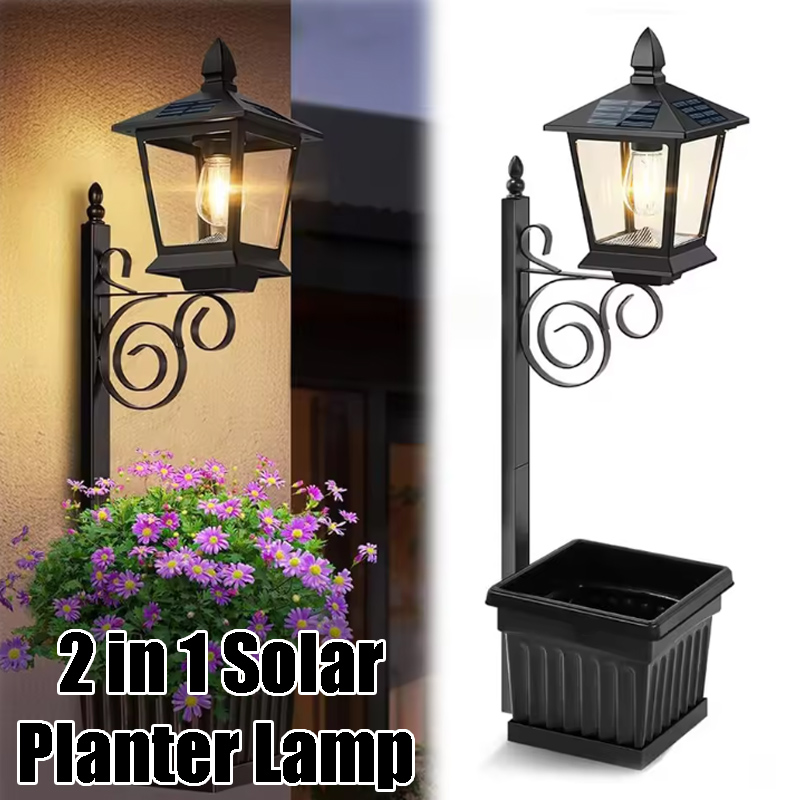 Solar Powered 2-in-1 Flower Po - Outdoor Power For Lights 리뷰 및 가격