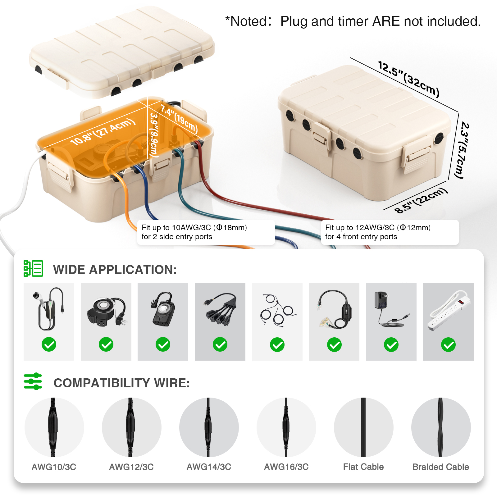 Outdoor Junction Box Large 32x - Outdoor Power Cable Junction Box 리뷰 및 가격