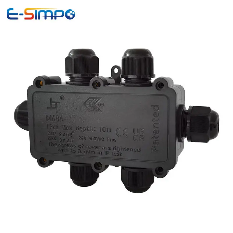 6Way 1IN5Out IP68 Underwater P - Outdoor Power Cable Junction Box 리뷰 및 가격