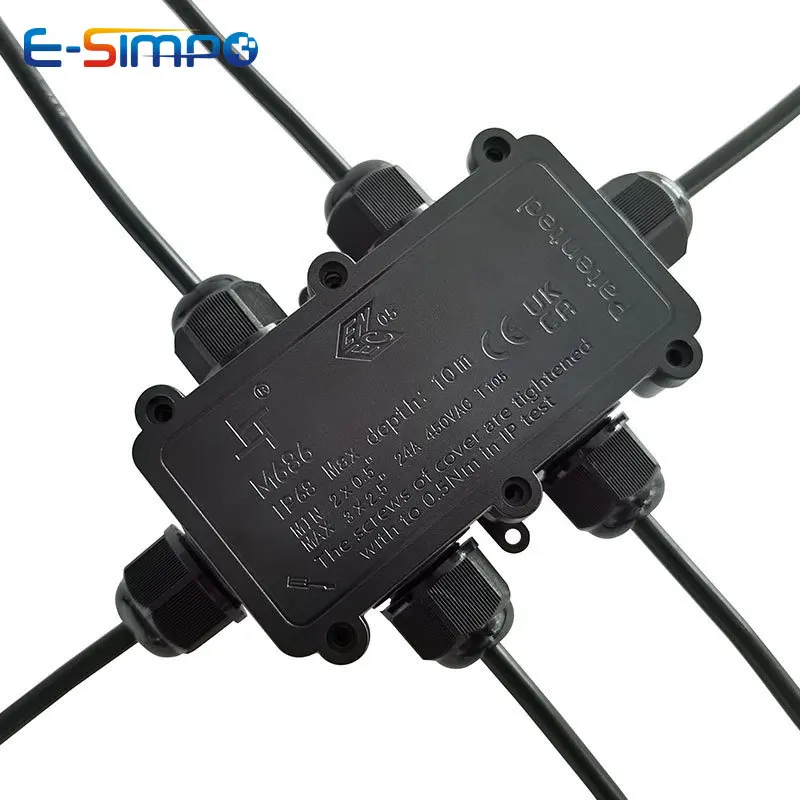 6Way 1IN5Out IP68 Underwater P - Outdoor Power Cable Junction Box 리뷰 및 가격