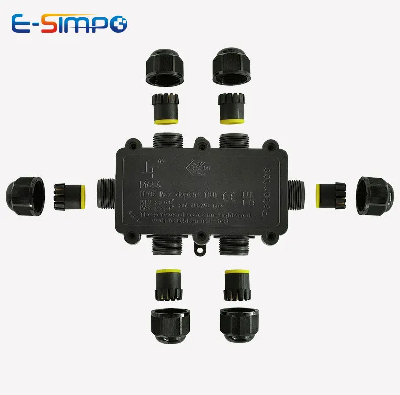 6Way 1IN5Out IP68 Underwater P - Outdoor Power Cable Junction Box 리뷰 및 가격