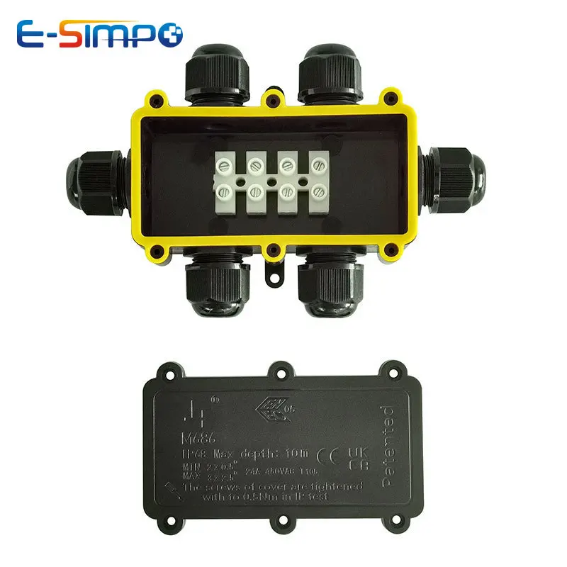6Way 1IN5Out IP68 Underwater P - Outdoor Power Cable Junction Box 리뷰 및 가격