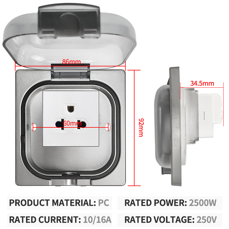 IP65 Waterproof Outdoor Socket - Outdoor Power Port 리뷰 및 가격