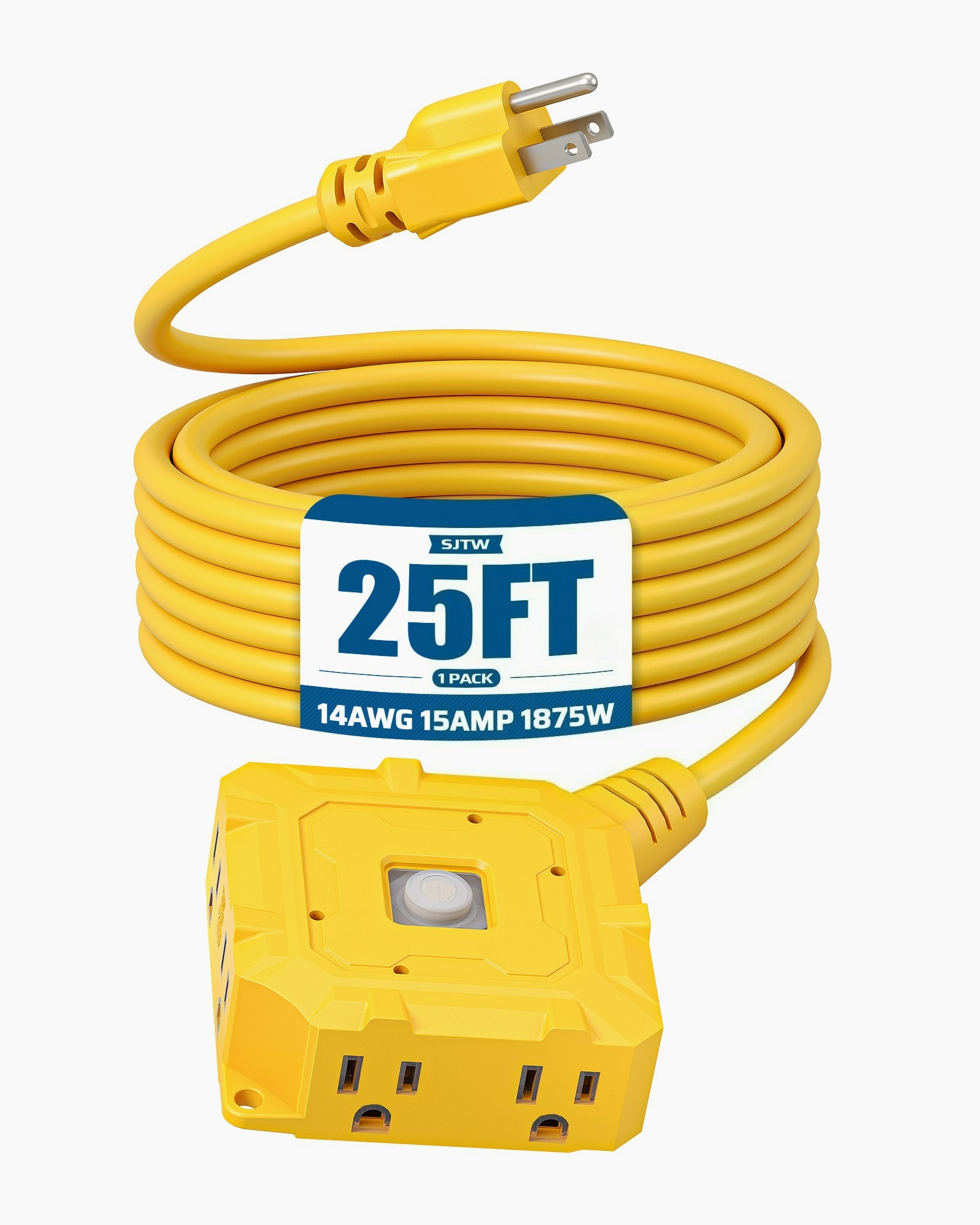 Heavy-Duty 25ft Extension Cord - Outdoor Power Outlet Extension 리뷰 및 가격